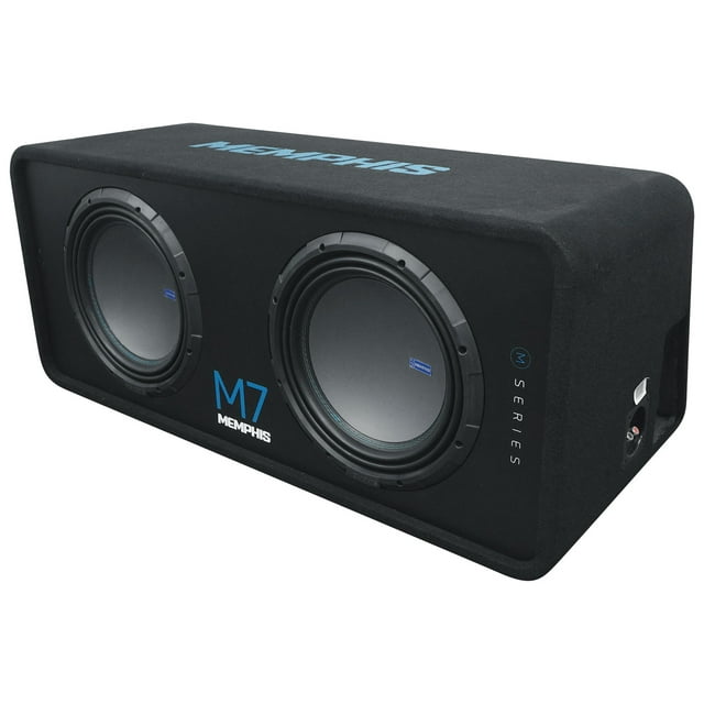 Memphis Audio M7E12D1 Dual 12 inch M7 Loaded Subwoofer Enclosure