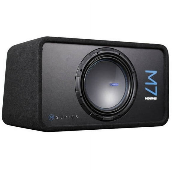Memphis Audio M7E12S1 M7 Series 12" 750W RMS (1500W Peak Power Handling) Single Loaded Subwoofer Enclosure