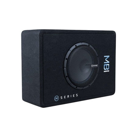 Memphis Audio MBE10SP 10 Inch 500W Amplified Subwoofer Single Bass System 2 Ohm