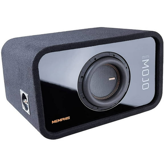 Memphis Audio MJME8S1V2 Loaded Single 8 inch Vented MOJO Mini Series Subwoofer Enclosure
