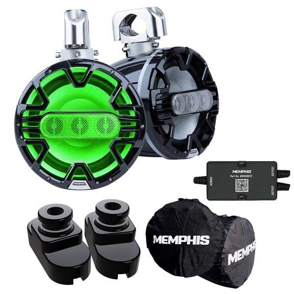 Memphis Audio MM84TB 8" Tower Speakers, Black for Centurion Predator Tower - Fits Ri230, Ri245, Ri265 - 1 Pair
