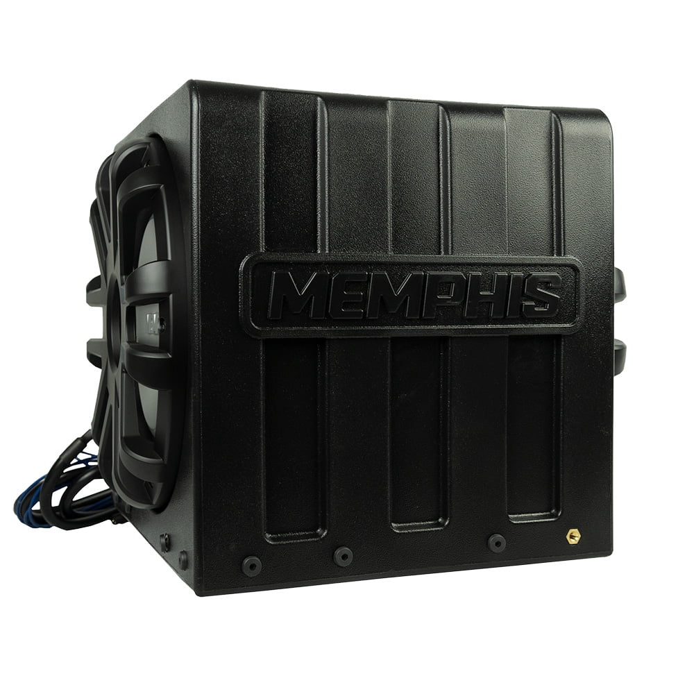 Memphis Audio MME10TSP 400w Marine 10" Powered Subwoofer w/(2) Passive Radiators