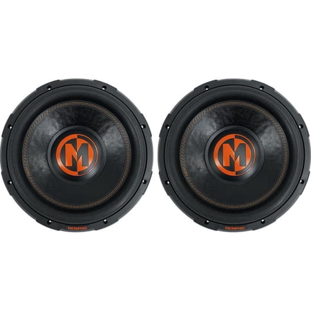 Memphis Audio MOJO Pro 12" 1500W DVC Car Subwoofers (2 Pack)