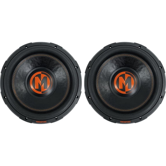 Memphis Audio MOJO Pro 12" 1500W DVC Car Subwoofers (2 Pack)