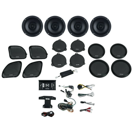 Memphis MXAHDPRO4 2014/2015+up Street/Road Glide Harley Davidson (4) Speaker Kit