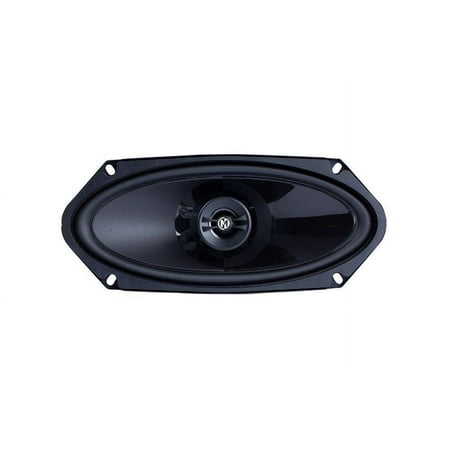 Memphis Car Audio - Power Reference 4" x 10" 2-Way Car Speakers (Pair) - Black