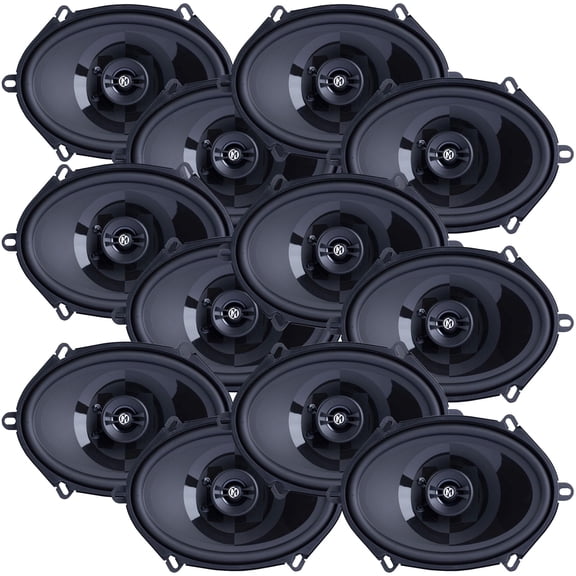 Memphis Audio PRX57 5X7 Inch Power Reference Coaxial Speakers - Builder Pack (12 Individual Speakers / 6 Pairs) - No Grilles
