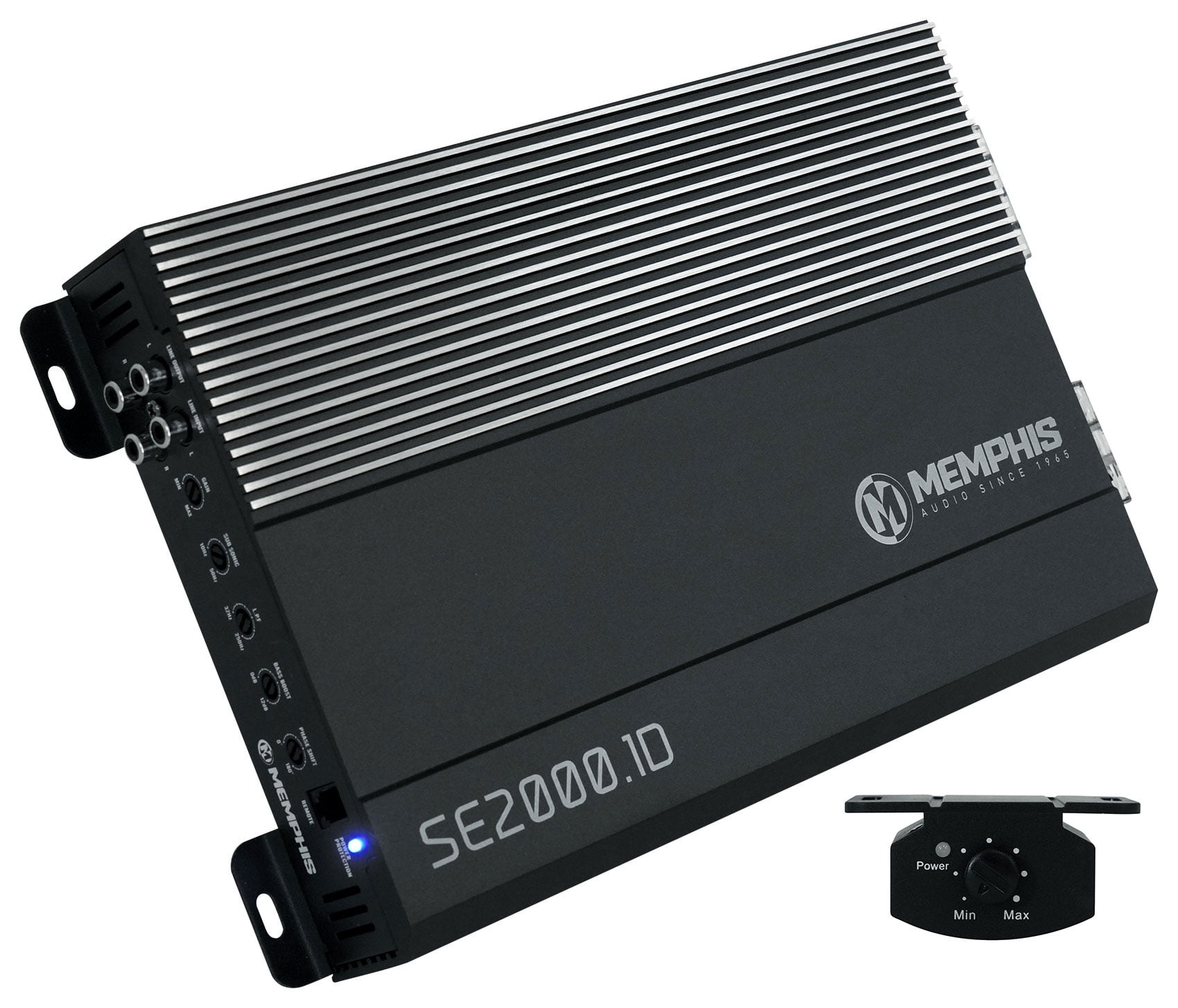 Memphis Audio SE2000.1D 500 Watt Mono Amplifier 1Ohm Car Stereo Amp, Black