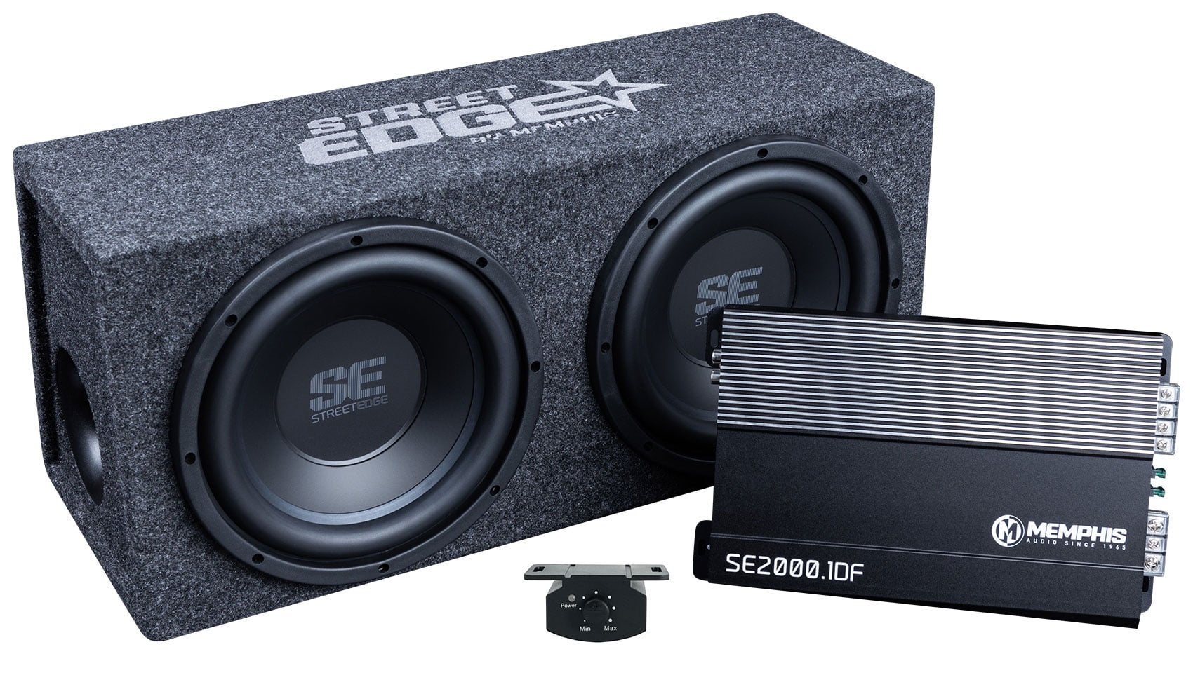 Memphis Audio SE210 10" 200 Watt RMS Car Subwoofer+Amplifier+Sub Box Enclosure