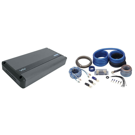 Memphis Audio VIV3000.1V2 SixFive Series 3000w Mono Car Amplifier+Copper Amp Kit