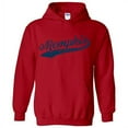 thumbnail image 1 of Memphis Baseball Script - Hometown Pride, Pitcher Hoodie - X-Large - Red, 1 of 6