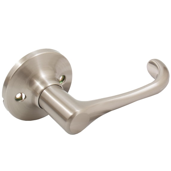 Memphis Door Lever, Dummy (Non-Turning) Latch, Satin Nickel by Stone Harbor Hardware