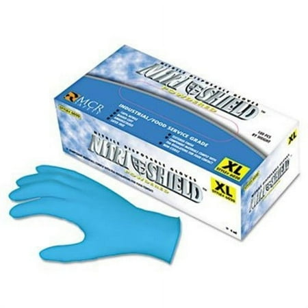 Memphis Glove 6020L LARGE 4-MIL NITRISHIELDDISPOSABLE GLOVE-POWDE