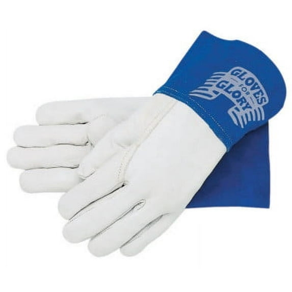 Memphis Glove Mig/Tig Welders Gloves, Premium Grade Grain Goatskin, Medium
