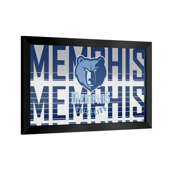 Memphis Grizzlies City Ready-To-Hang Black Framed Wall Mirror