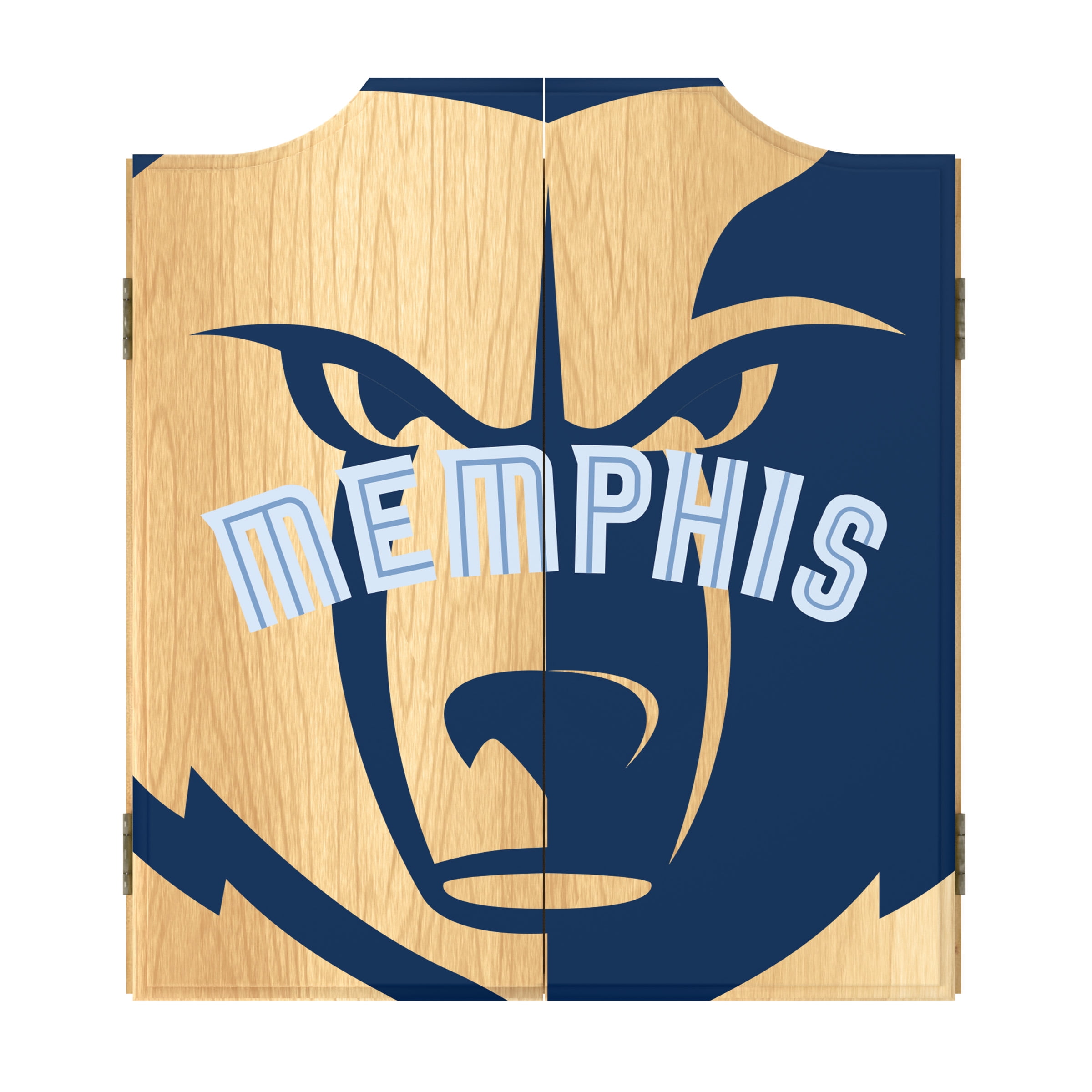 Memphis Grizzlies Fade Dart Board Set with 6 Steel Tip Darts