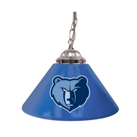 Memphis Grizzlies NBA Single Shade Bar Lamp - Midnight Blue, Smoke