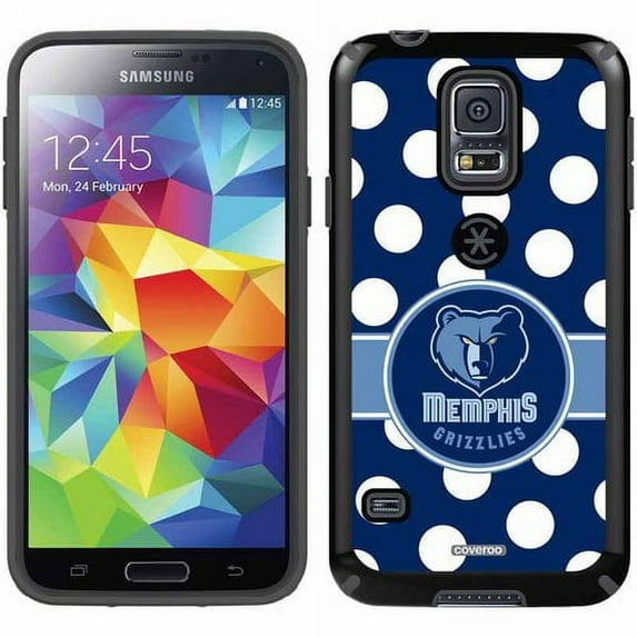 Memphis Grizzlies Polka Dots Design on Samsung Galaxy S5 CandyShell Case by Speck