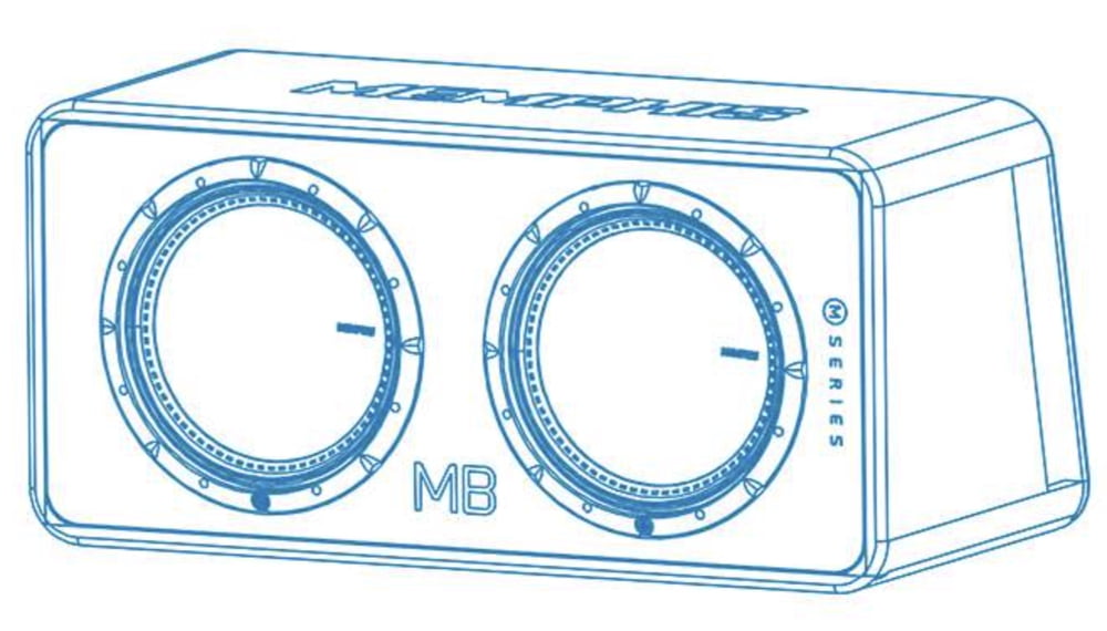 Memphis MBE12D1 4000W Peak 2000W RMS 12″ MB Series Dual 2-Ohms Loaded ...