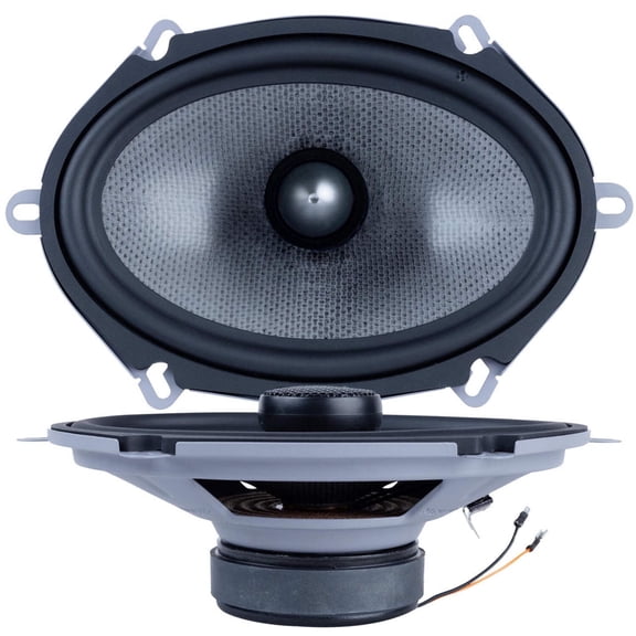 Memphis Audio MS57V Convertible 5x7 Inch Component and Coaxial Speakers with Aluminum Tweeters, Pair