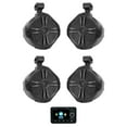 thumbnail image 1 of Memphis MXAZ24MC 2-Zone Marine Bluetooth Receiver+4) Black 8" Wakeboard Speakers, 1 of 21
