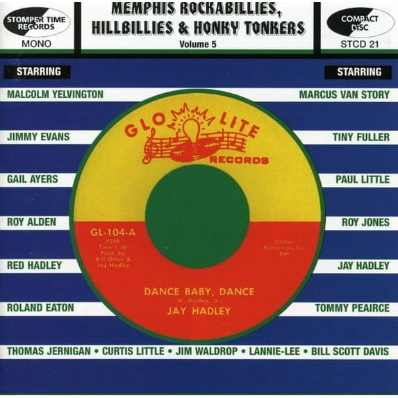 Memphis Rockabillies Hillbillies and Honky Tonkers (CD)