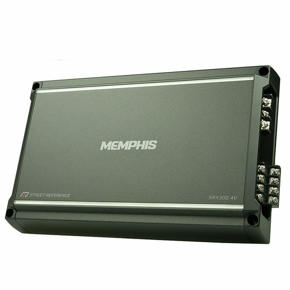 Memphis SRX300.4V 300W RMS Street Reference Series Class-AB 4-channel Car Amplifier