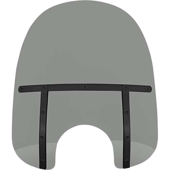 Memphis Shades 13" Fats Smoke w/Black Straps Windshield w/7" Cutout (MEB31112)