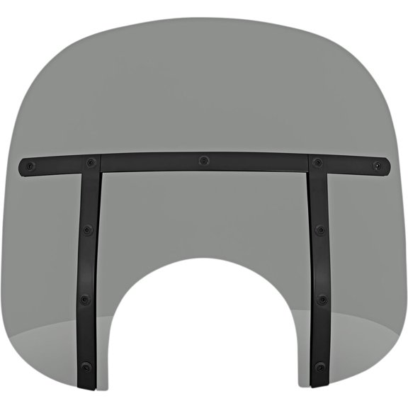 Memphis Shades 13" Fats Smoke w/Black Straps Windshield w/9" Cutout (MEB35112)