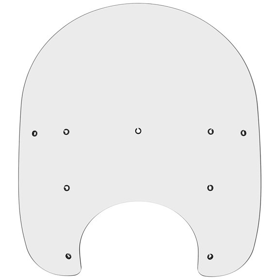 Memphis Shades 17" Solar Windshield Plastic for Road King (MEP6229)