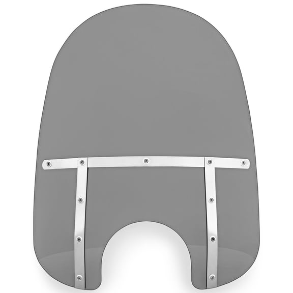 Memphis Shades 21" Fats Smoke Windshield w/9" Cutout (MEM38112)