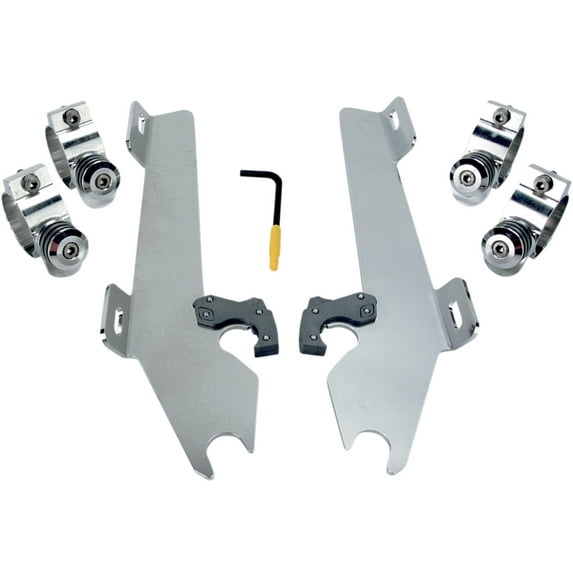 Memphis Shades Batwing Fairing Polished Trigger-Lock Mounting Kit (MEK1945)