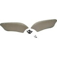 thumbnail image 1 of Memphis Shades Batwing Fairing Wind Deflectors Black   MEM7021, 1 of 1