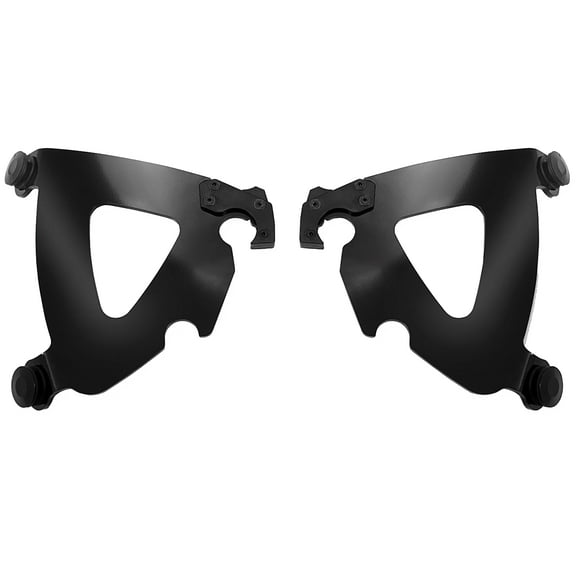Memphis Shades Black Plates Only Kit for Road Warrior Fairings (MEB1728)