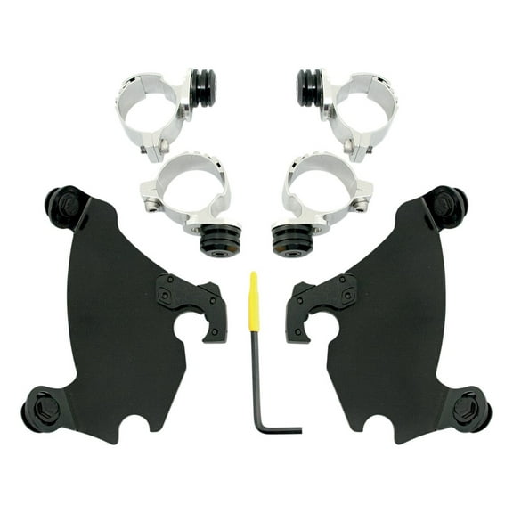 Memphis Shades Black Trigger-Lock Mounting Kit for Gauntlet Fairing (MEB2002)