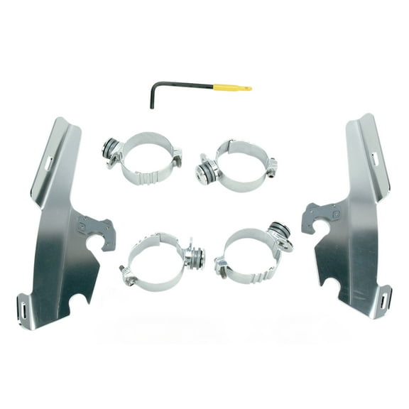 Memphis Shades Fats/Slim/Fairing Trigger-Lock Polished Mounting Kit (MEM8978)