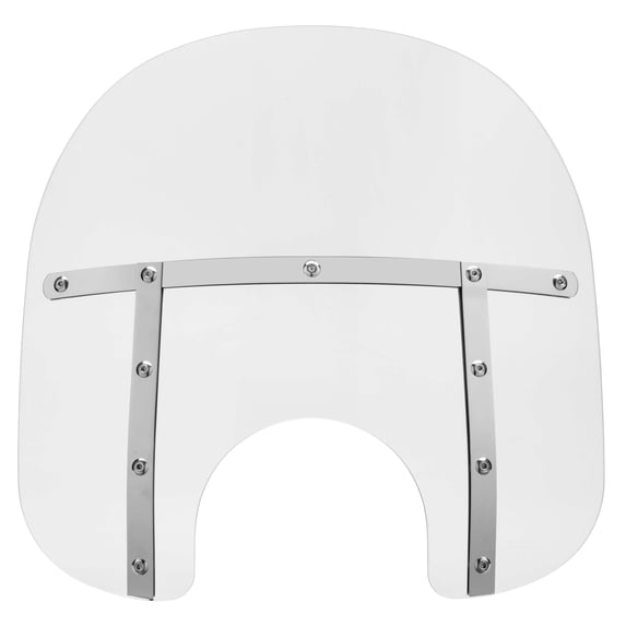 Memphis Shades MEM3120 Memphis Fats Windshield (7in. Cutout) - 15in. - Clear