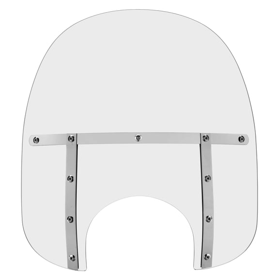 Memphis Shades MEM3620 Memphis Fats Windshield (9in. Cutout) - 17in. - Clear