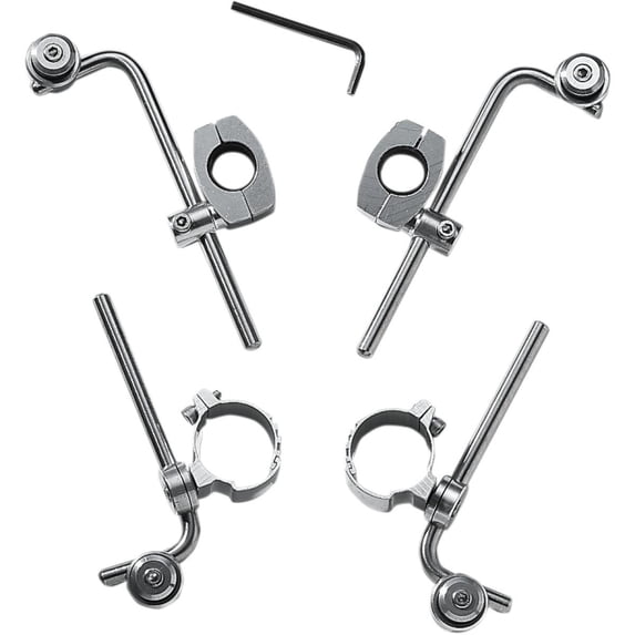 Memphis Shades MEM9903 Replacement Mounting Hardware Kit for Bladerunner, Malibu Windshields