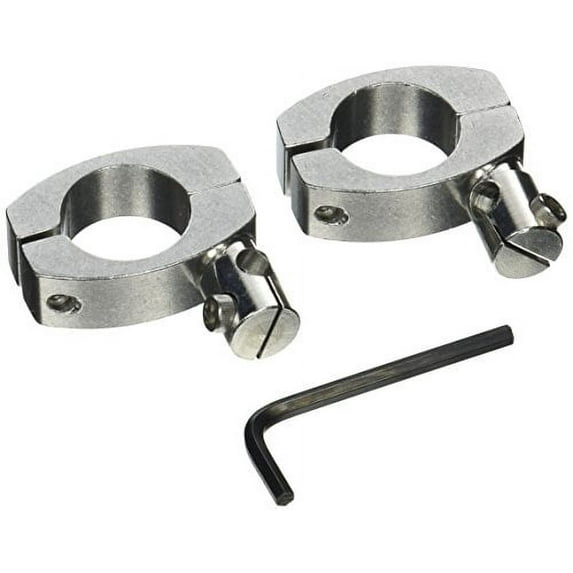 Memphis Shades Custom Handlebar Clamp Assemblies for 1-1/4" Handlebars, Chrome, Sold in Pairs (MEM9950)