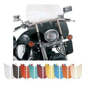 Memphis Shades MEP2210 Replacement Plastic for Demon Bar Mount Windshield (7in.Cutout) - Clear