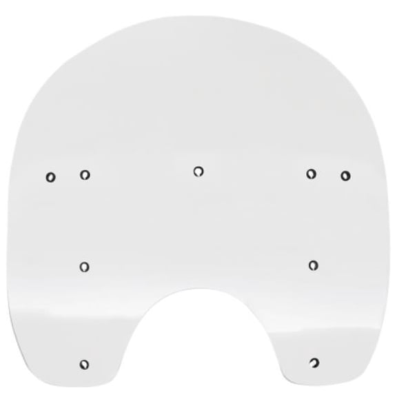 Memphis Shades MEP6180 Replacement Plastic for HD Quick-Release Compact Windshield - 15in. - Clear