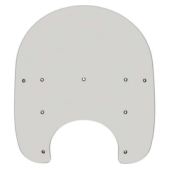 Memphis Shades MEP6229 OEM Replacement Windshield - 17in. - Solar