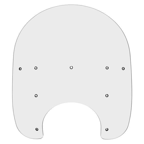 Memphis Shades MEP6420 OE Replacement Windshield - 21in. - Clear