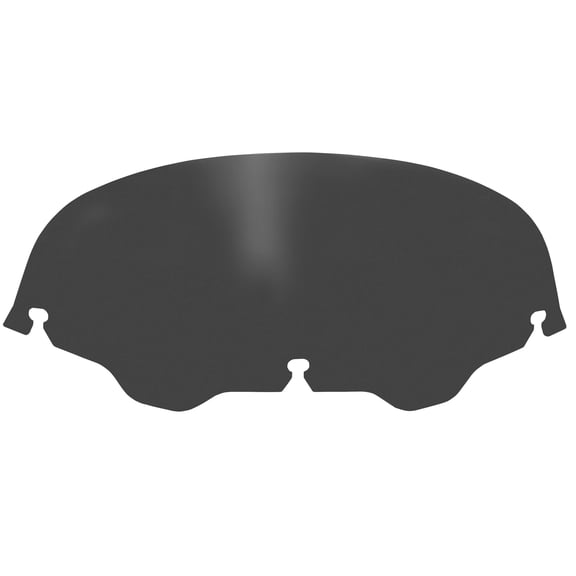 Memphis Shades MEP8101 Standard Windshield - 5in. - Black