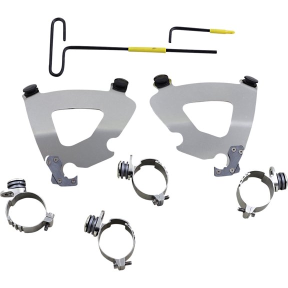 Memphis Shades Polished Trigger-Lock Mounting Kit for Gauntlet Fairing (MEK2057)