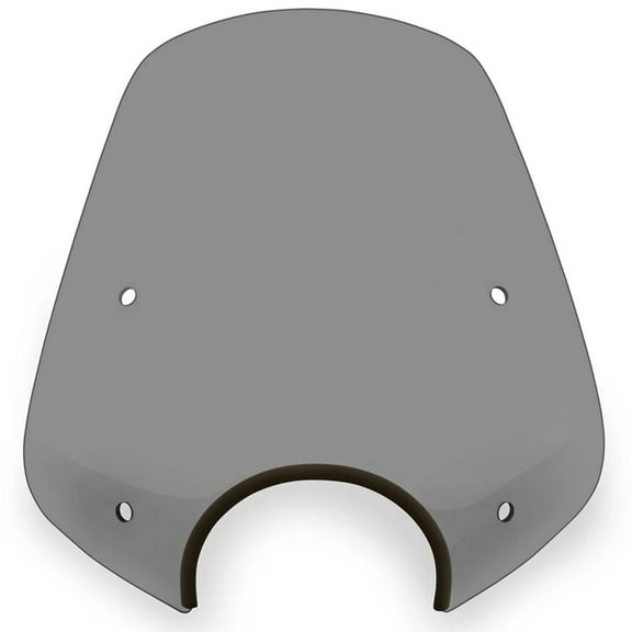 Memphis Shades PopTop Windshield w/7"Cutout Light Smoke (MEP55112)