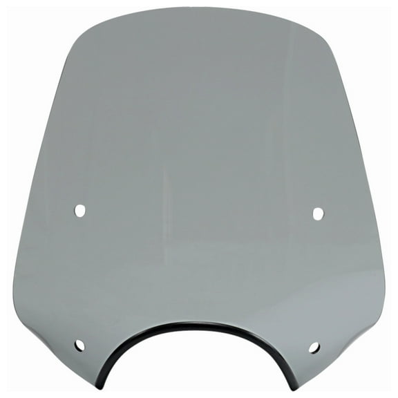 Memphis Shades PopTop Windshield w/9"Cutout Black Smoke (MEP55212)
