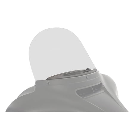 Memphis Shades Replacement Windshield for Baggers Clear 15" (MEP8190)