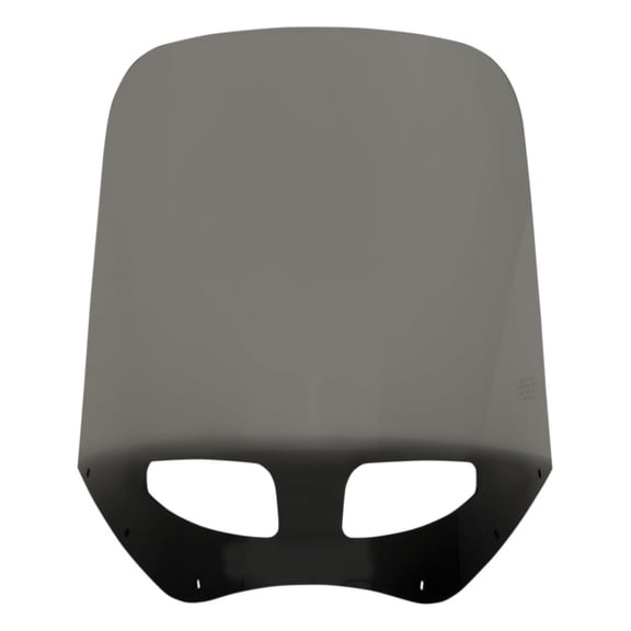 Memphis Shades Road Warrior Faring Vented Black Smoke 15" Windshield (MEP87612)